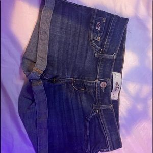 hollister jean shorts